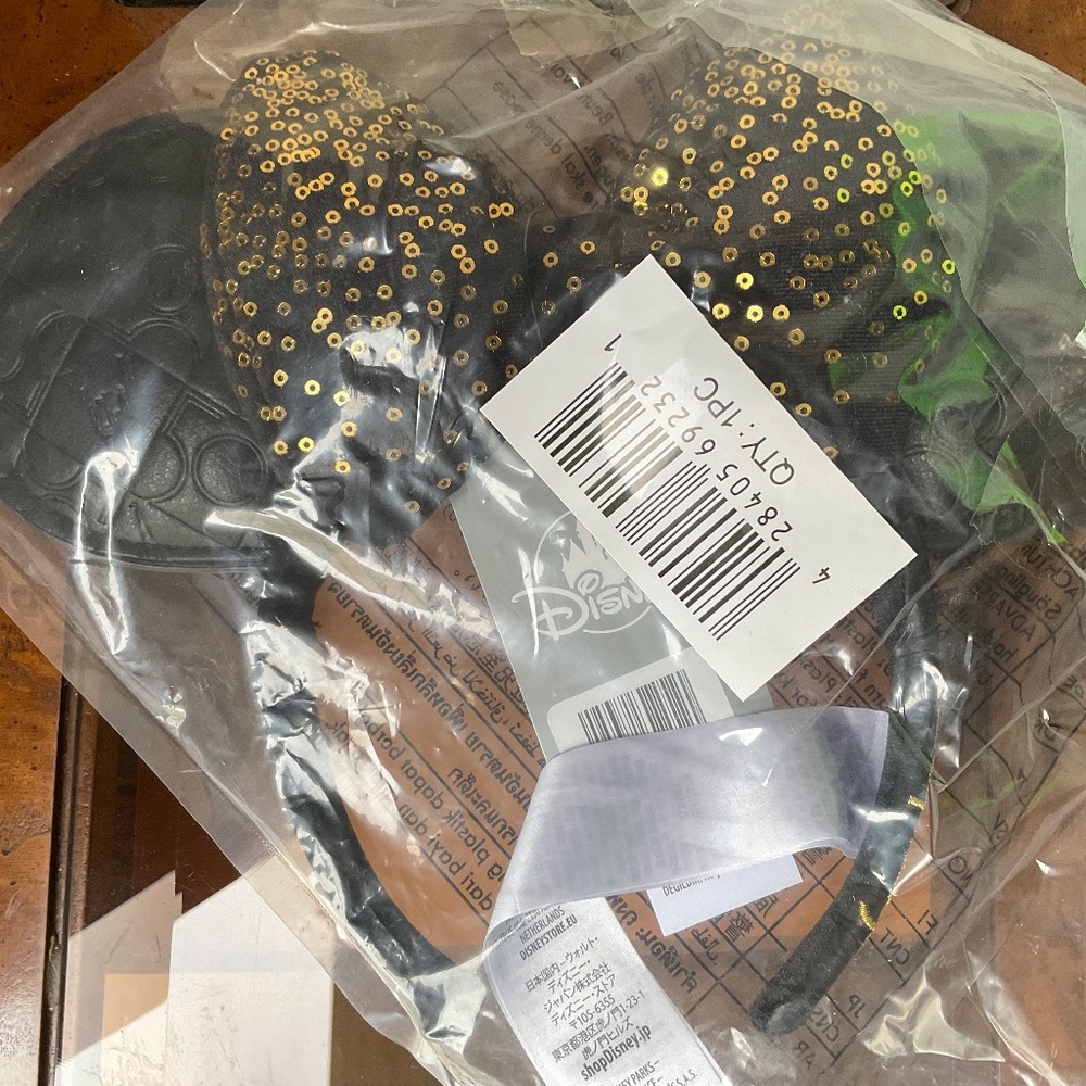 Disney parks 50th gold luxe ears